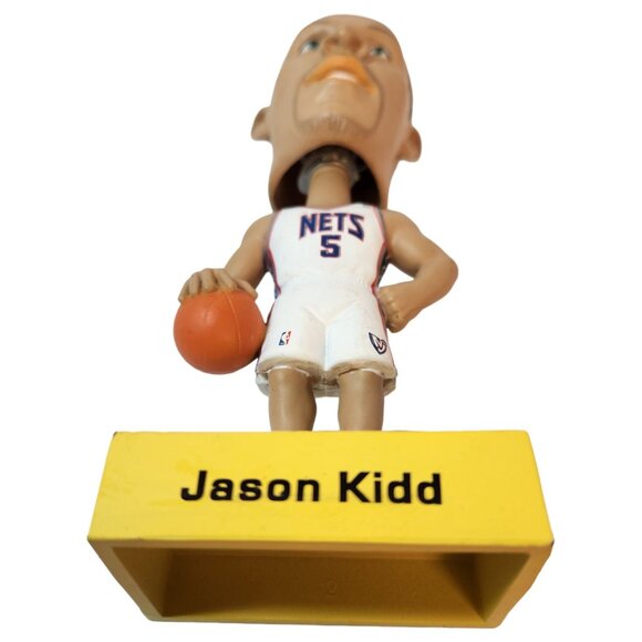 Jason Kidd NJ New Jersey Nets NBA Vintage 2001 Collectible Bobblehead - Picture 7 of 7